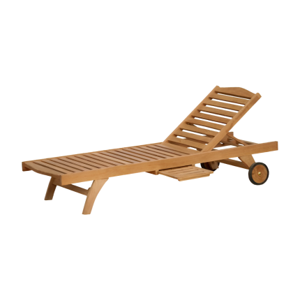 Teak Garden Sun Lounger
