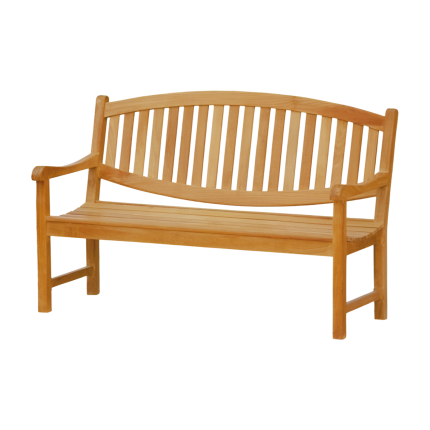 teak patio bench