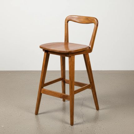 Teak Wood Bar Stool