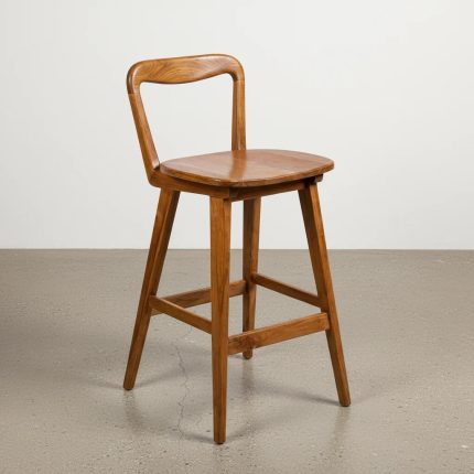 Teak Wood Bar Stool