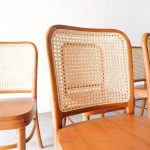 Teak Wood and Rattan Dining Chair EF-DCHI 04 - Image 4