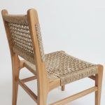 Teak and Synthetic Rattan Bar Chair EF-BSTI 01 - Image 4