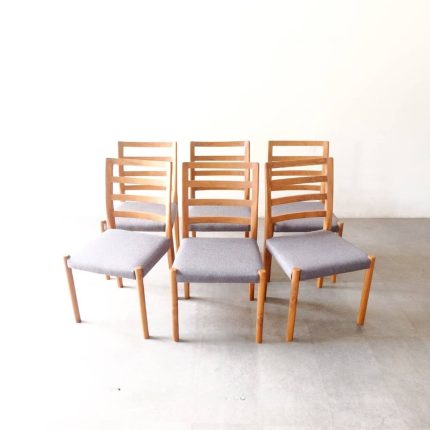 Upholstered Solid Teak Dining Chair