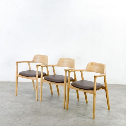 Upholstered Teak Dining Chair