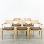 Upholstered Teak Dining Chair