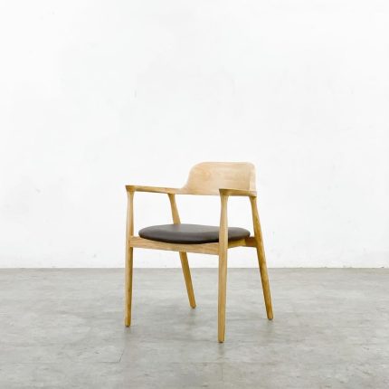 Upholstered Teak Dining Chair