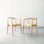 Upholstered Teak Wood Dining Chair
