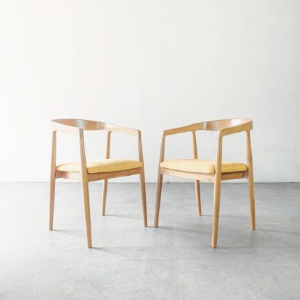 Upholstered Teak Wood Dining Chair