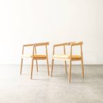 Upholstered Teak Wood Dining Chair