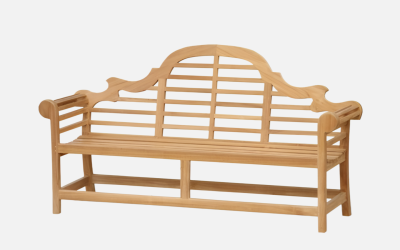 teak outdoor bench